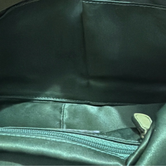 COACH Vintage Chelsea Fern Green Suede Shoulder Bag Y2K 2005 - Picture 11 of 12